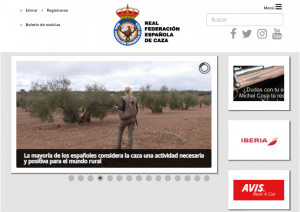 Web Oficial de Caza España