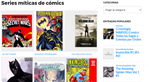 Web de Comics DC