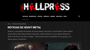 Web de Noticias de Metal